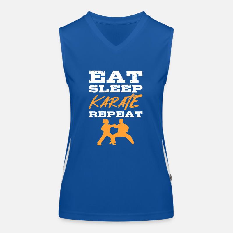 Karate Selbstverteidigung Kampfsport Funktionelles Kontrast-Tank Top für Frauen