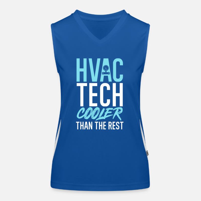 Chauffage, Climatisation, Ventilation, Technicien Débardeur respirant contrasté Femme