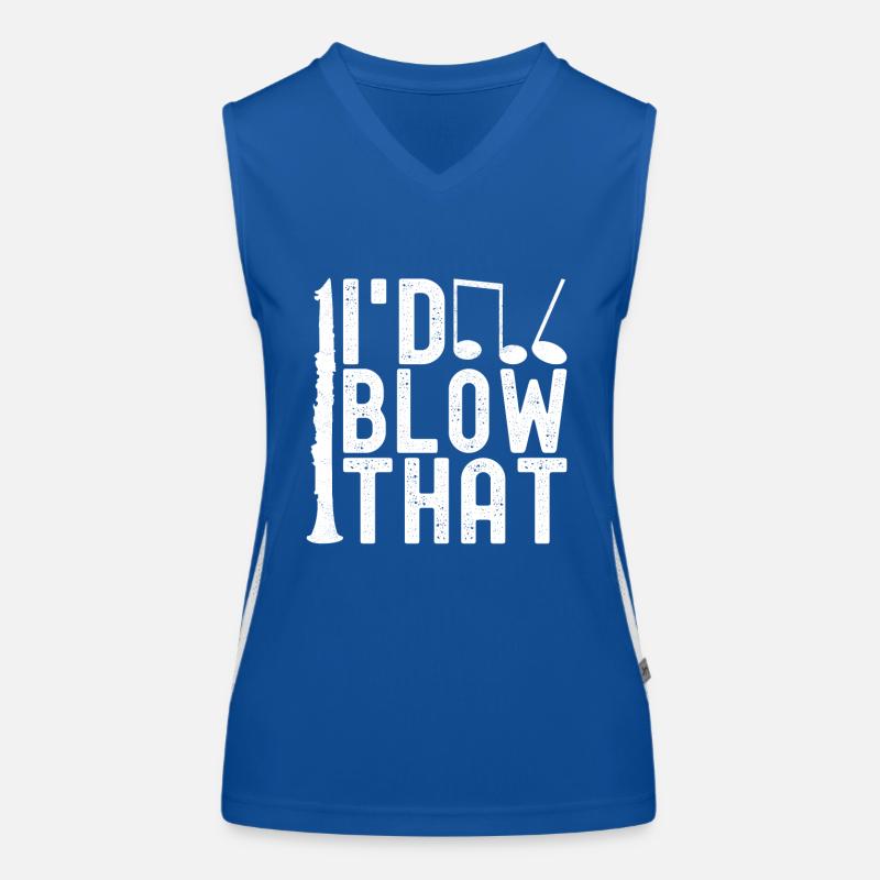 Clarinet Wind Instrument Clarinet player Women's Functional Contrast Tank Top