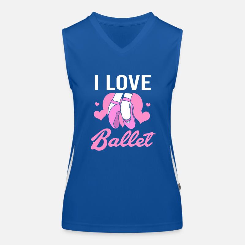 Danseuse de ballet Débardeur respirant contrasté Femme