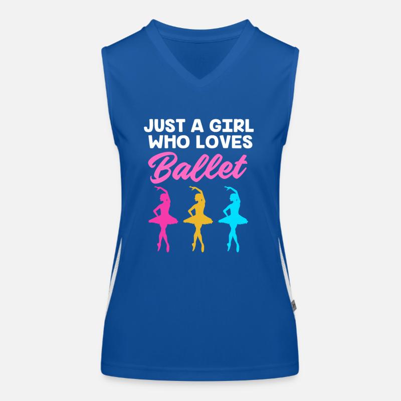 Danseuse de ballet Débardeur respirant contrasté Femme