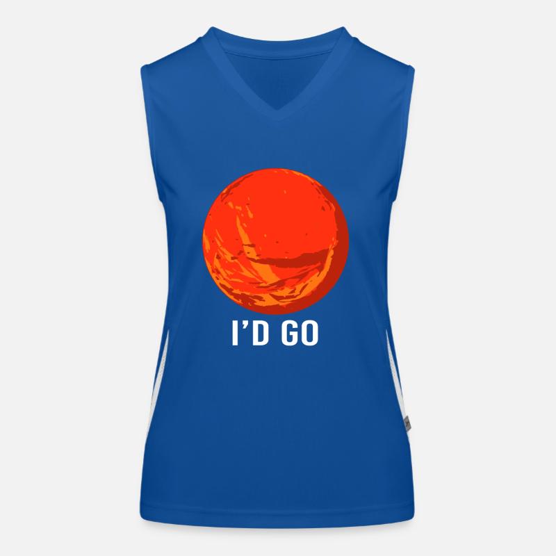 Solar System Universe Women's Functional Contrast Tank Top