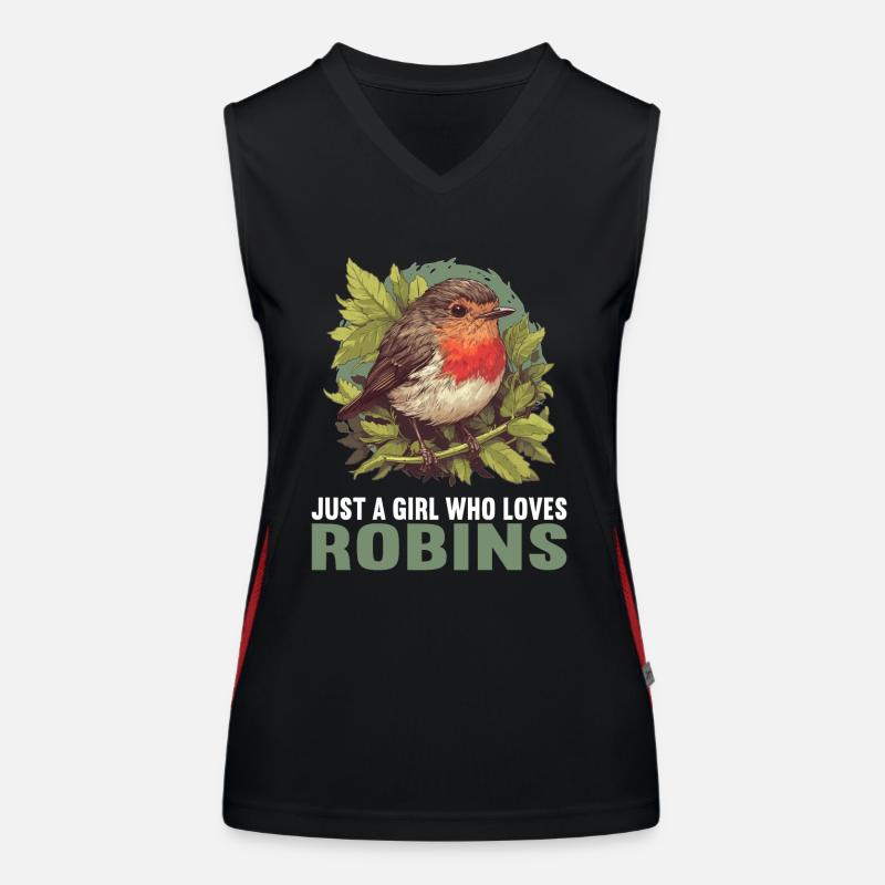 Robin Rotkehlchen Débardeur respirant contrasté Femme