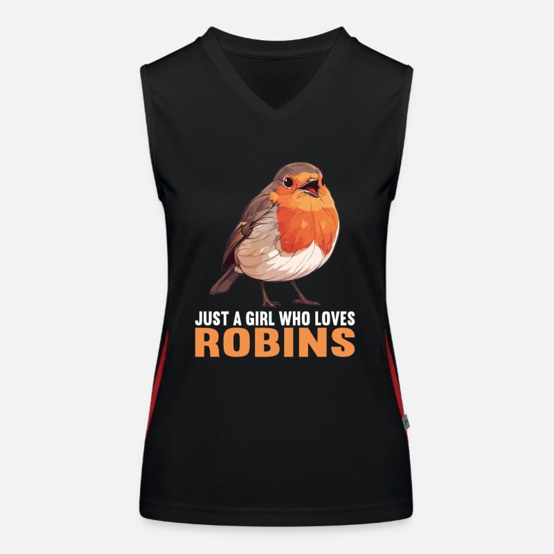 Robin Rotkehlchen Débardeur respirant contrasté Femme