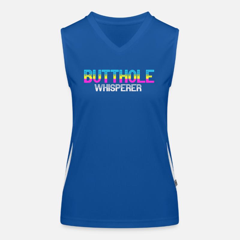 Arschloch-Flüsterer Funktionelles Kontrast-Tank Top für Frauen