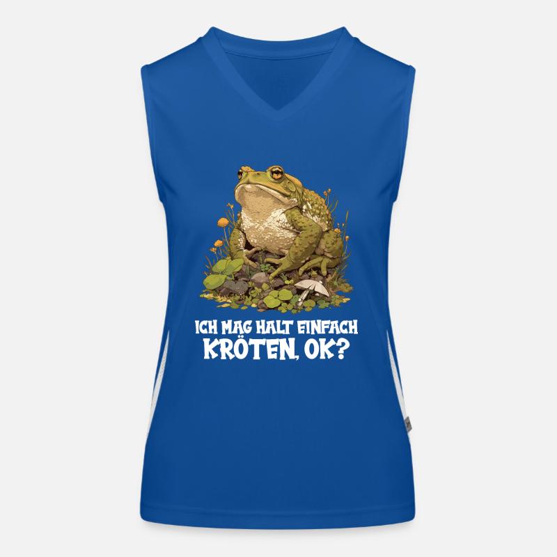 Toad Kröten Kröte Funktionelles Kontrast-Tank Top für Frauen
