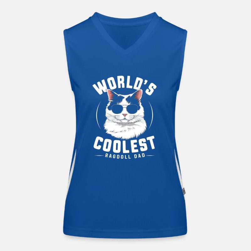 Katze Ragdoll Geschenk Funktionelles Kontrast-Tank Top für Frauen