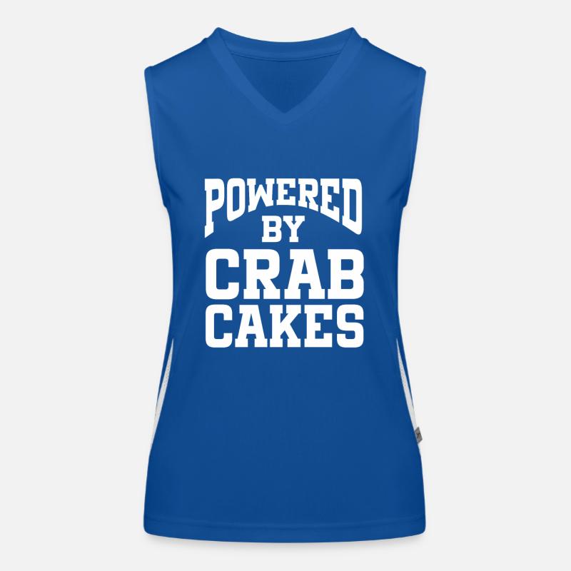 Propulsé par des beignets de crabe Débardeur respirant contrasté Femme