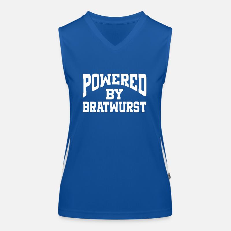 Propulsé par Bratwurst Débardeur respirant contrasté Femme