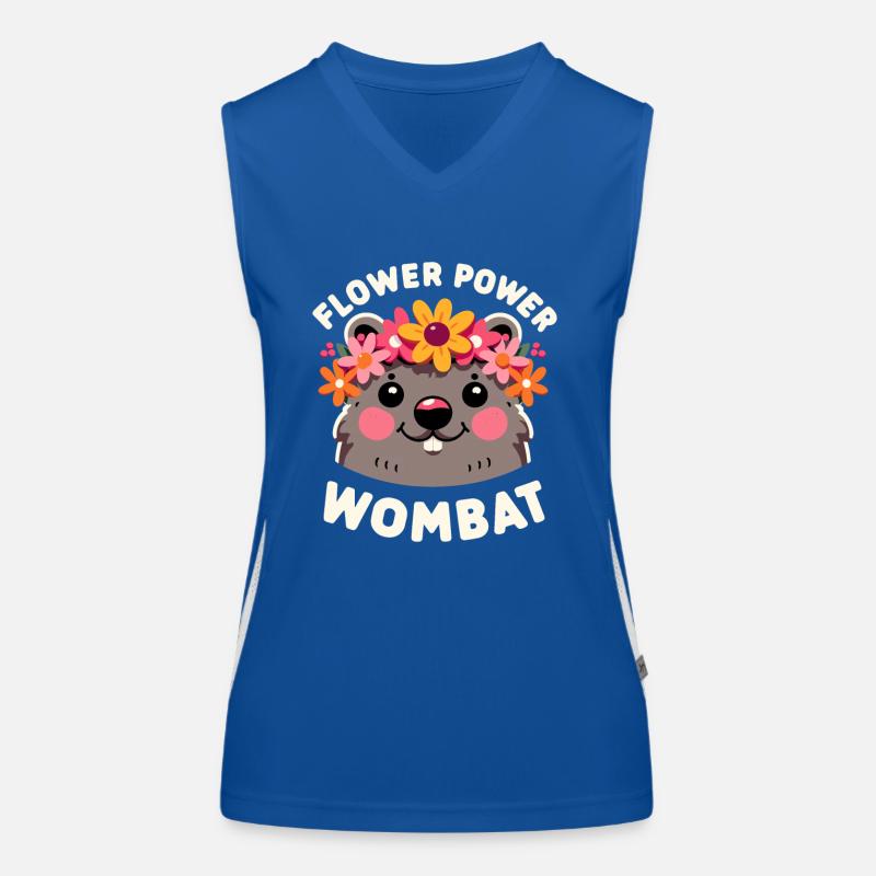 Feeling Wombat-Tastic Heute - Lustiger Wombat Funktionelles Kontrast-Tank Top für Frauen