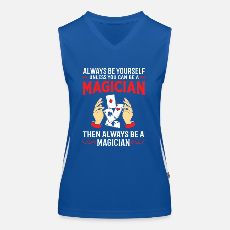 Zauberer Funktionelles Kontrast-Tank Top für Frauen