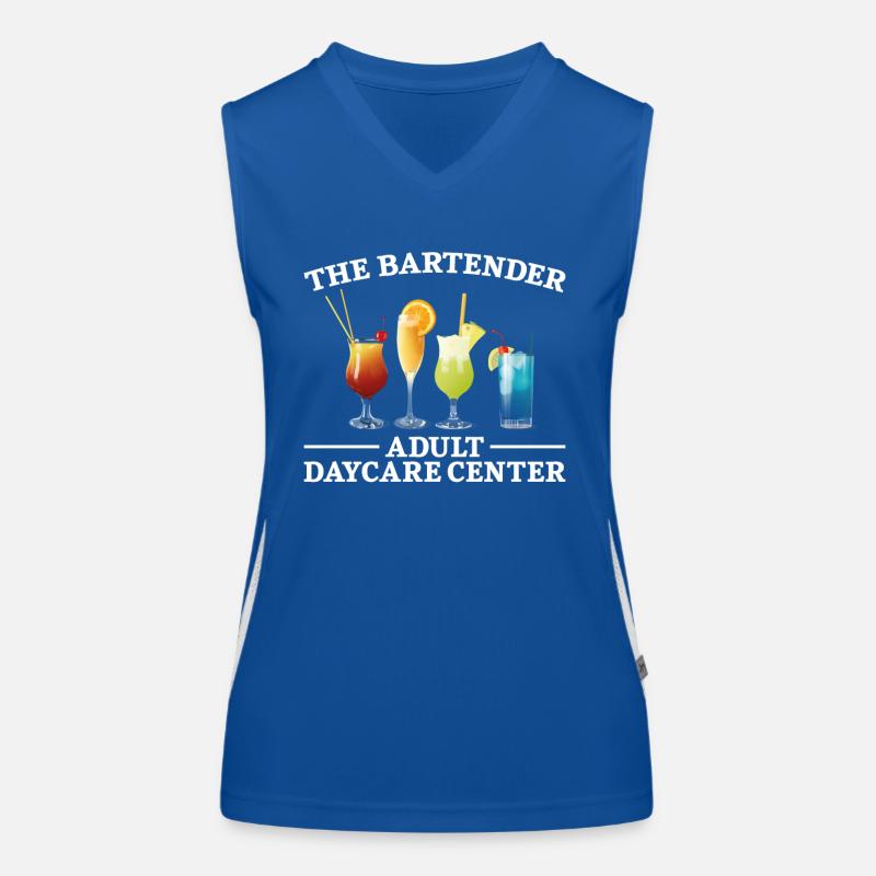 Bartender Mixologist The Bartender Funktionelles Kontrast-Tank Top für Frauen