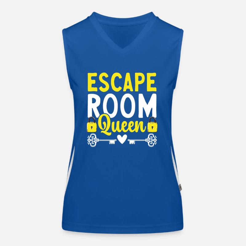 Salle d’évasion Débardeur respirant contrasté Femme