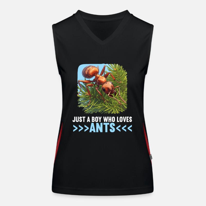 Ant ants ant Women's Functional Contrast Tank Top