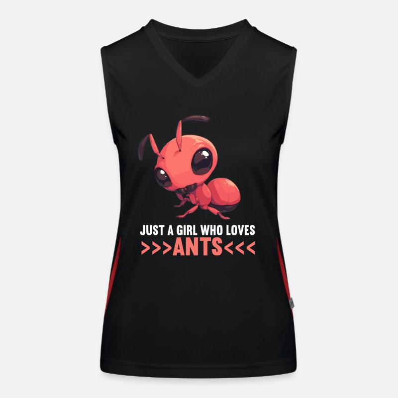 Ant ants ant Women's Functional Contrast Tank Top