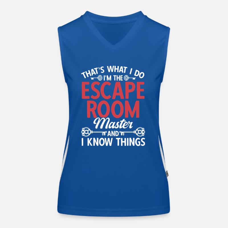 Salle d’évasion Débardeur respirant contrasté Femme