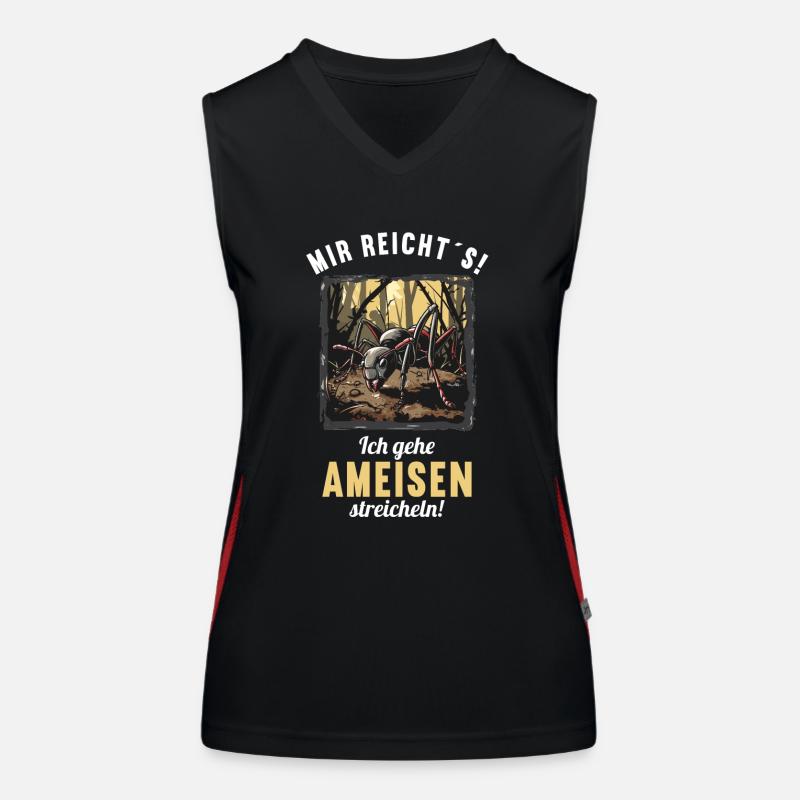 Ant ants ant Women's Functional Contrast Tank Top