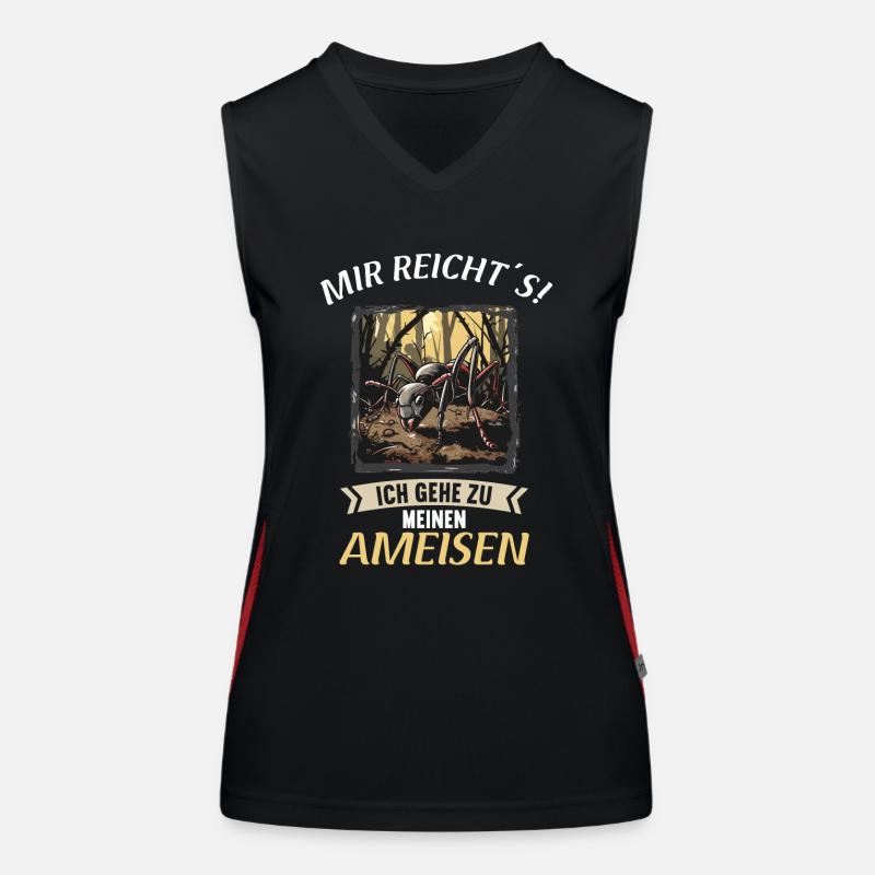 Ant ants ant Women's Functional Contrast Tank Top