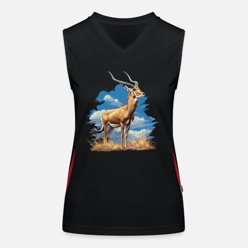 Antelope Antilopen Antilope Women's Functional Contrast Tank Top