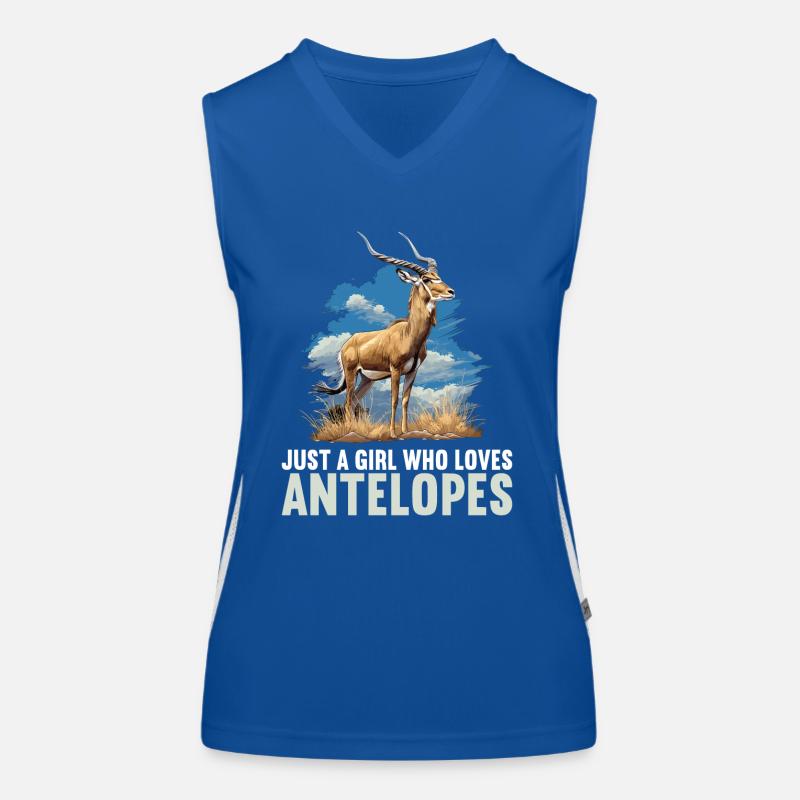 Antilope Antilope ouverte Débardeur respirant contrasté Femme