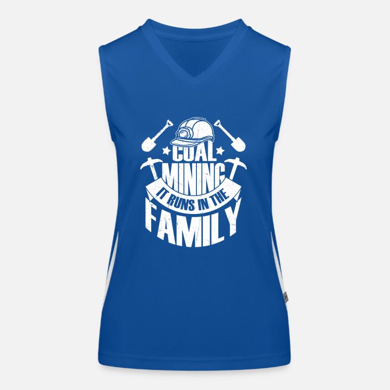 Mode d’extraction de charbon - Pioche de mineur ON Débardeur respirant contrasté Femme