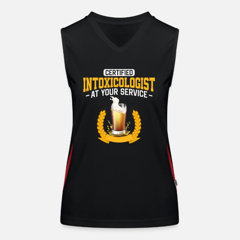 Bartender Mixologist Certified Funktionelles Kontrast-Tank Top für Frauen