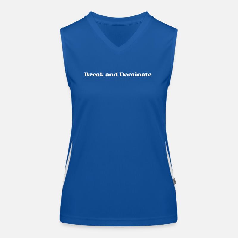Billiards - Break and Dominate Women's Functional Contrast Tank Top
