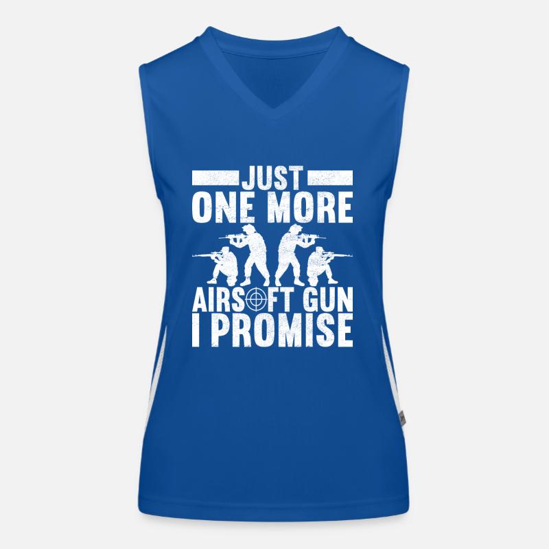 Airsoft Waffe Airsoft Hobby Funktionelles Kontrast-Tank Top für Frauen