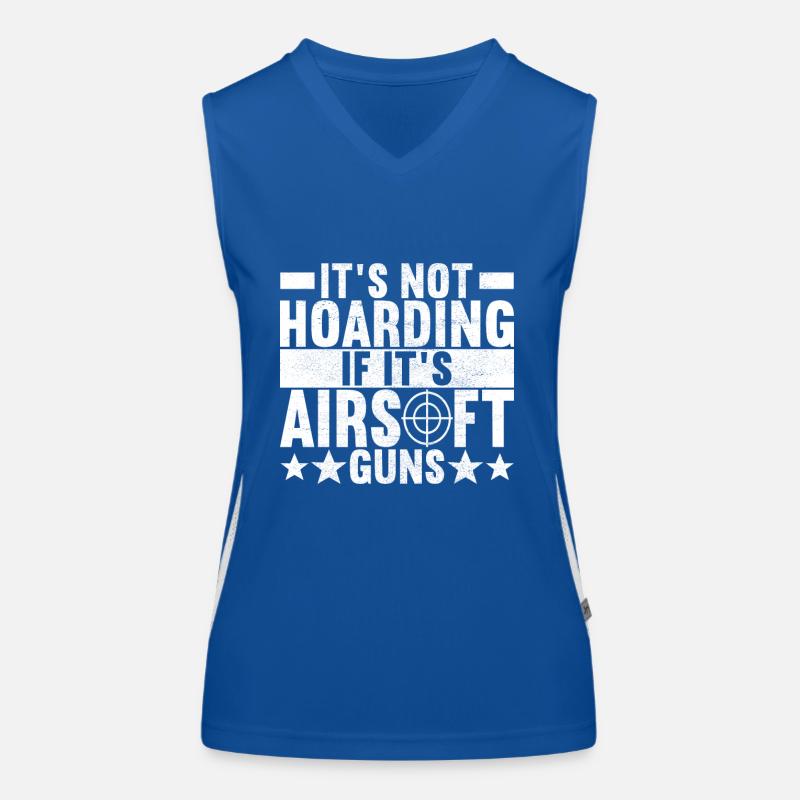 Airsoft Waffe Airsoft Hobby Funktionelles Kontrast-Tank Top für Frauen