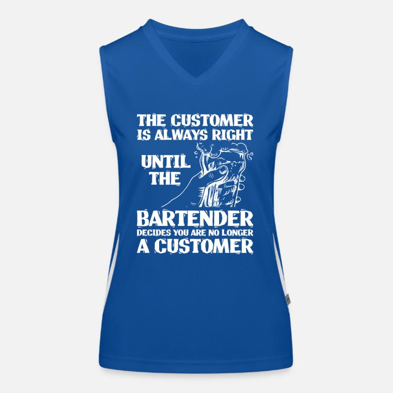 Barman Mixologue Le Client Débardeur respirant contrasté Femme