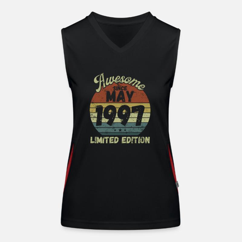 Awesome since May 1997 - Geburtstag Funktionelles Kontrast-Tank Top für Frauen