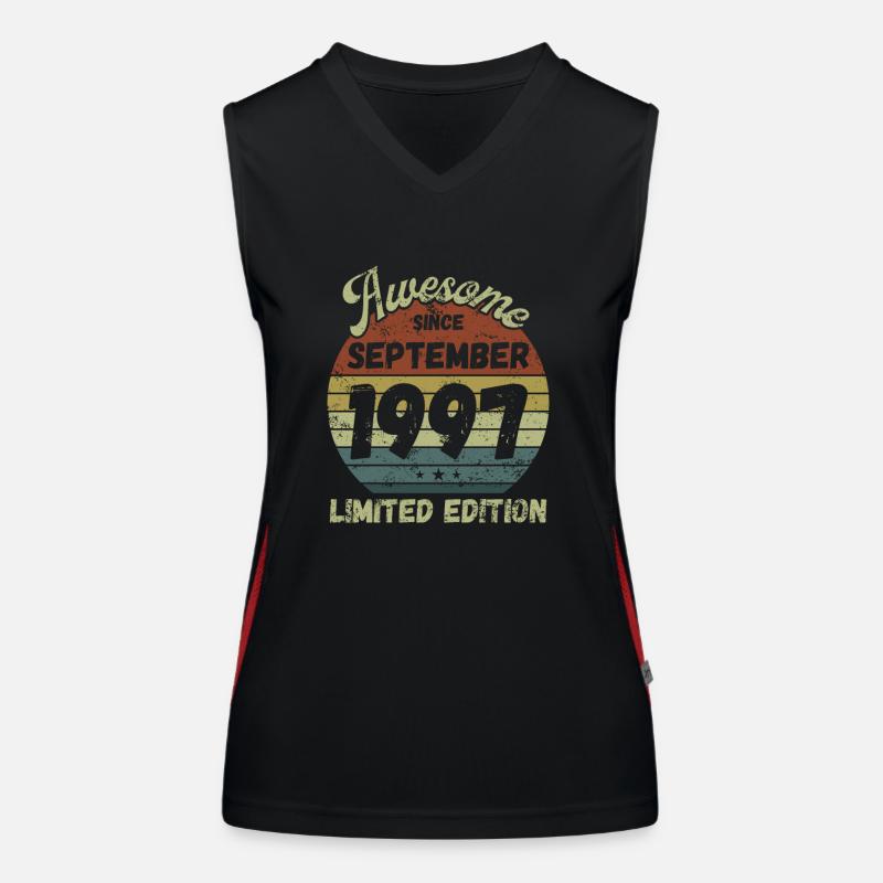 Awesome since September 1997 - Geburtstag Funktionelles Kontrast-Tank Top für Frauen