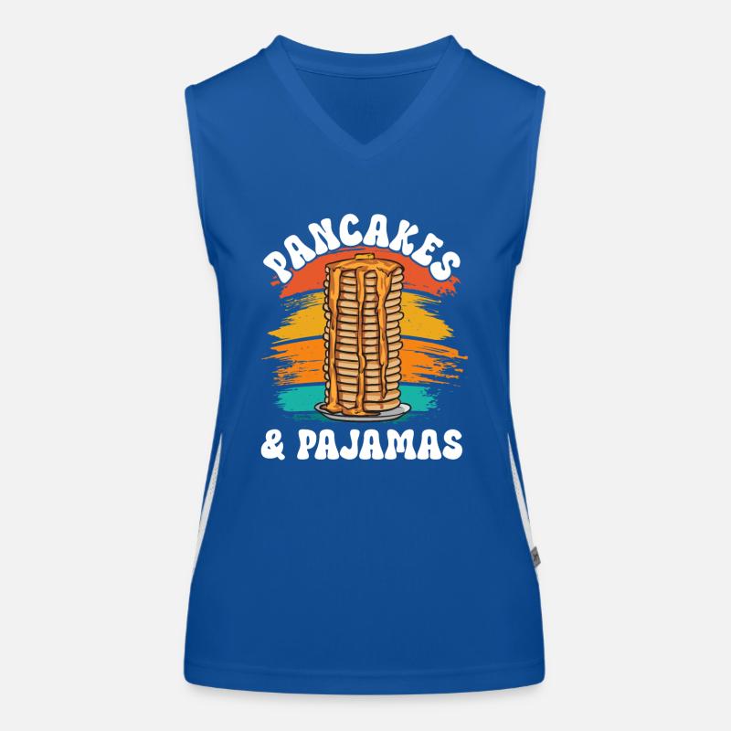 Pancake Breakfast Pancakes Women's Functional Contrast Tank Top