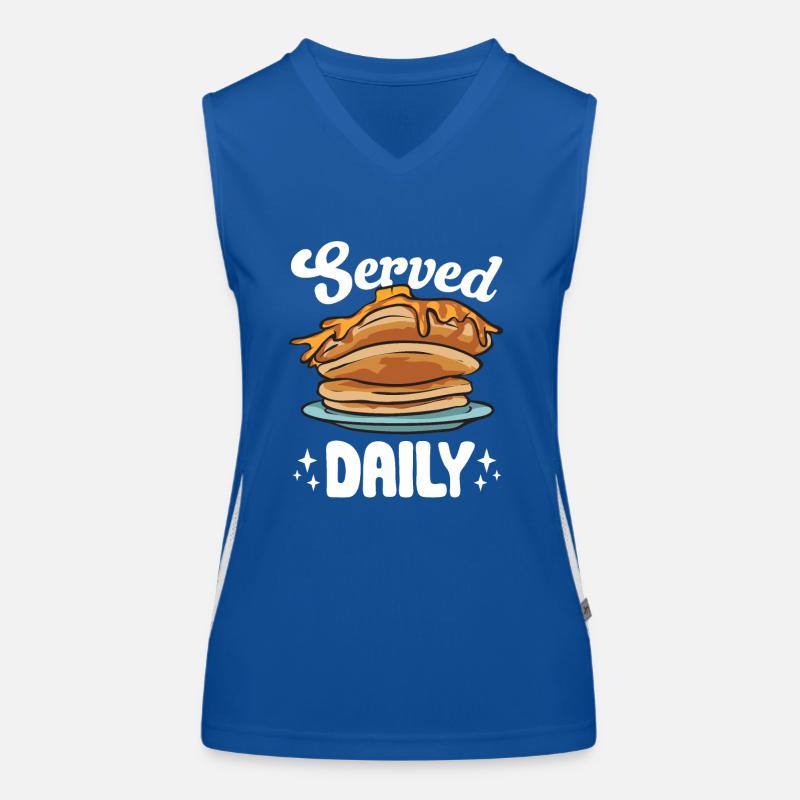 Pancake Breakfast Pancakes Women's Functional Contrast Tank Top