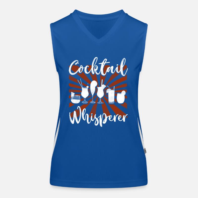 Bartender Mixologist Cocktail Funktionelles Kontrast-Tank Top für Frauen