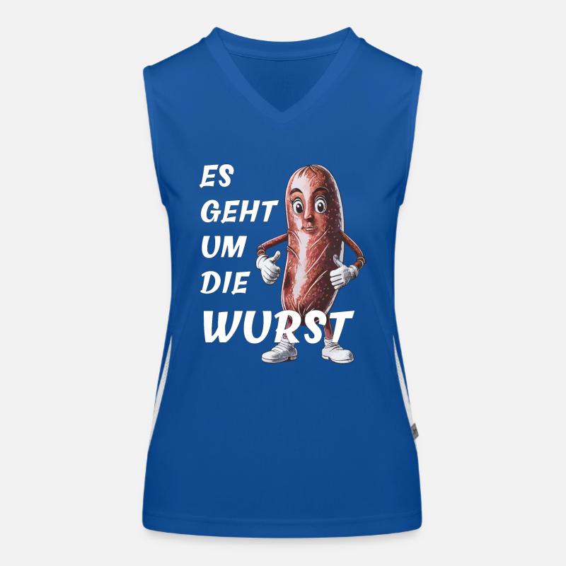 TOUT EST UNE QUESTION DE SAUCISSON Débardeur respirant contrasté Femme