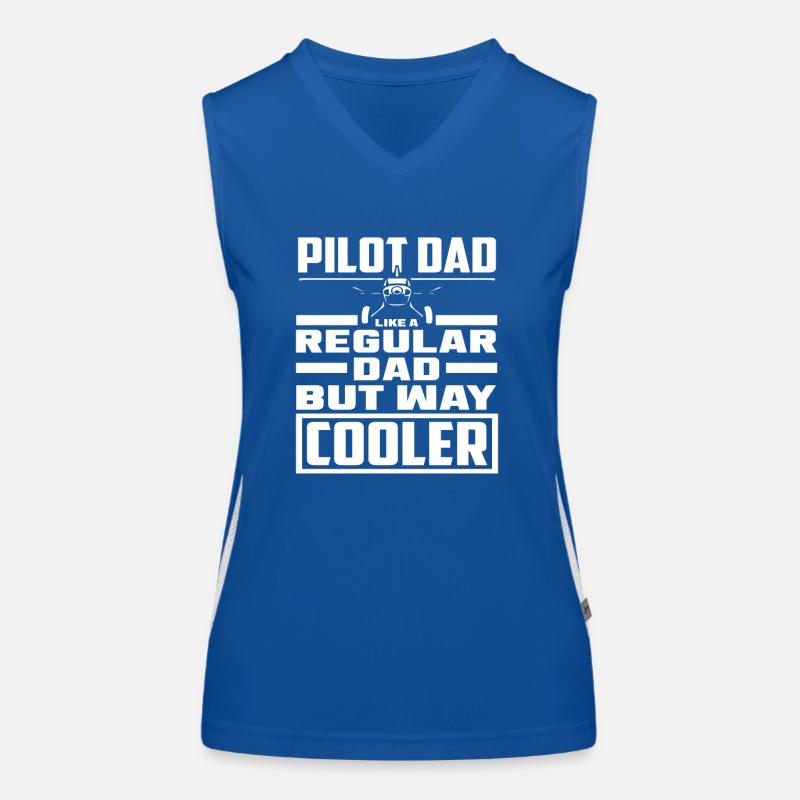 Pilot Pun Women's Functional Contrast Tank Top