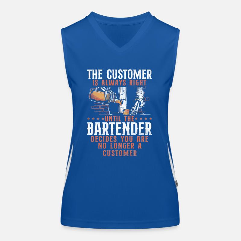 Barman Mixologue Le Client Débardeur respirant contrasté Femme