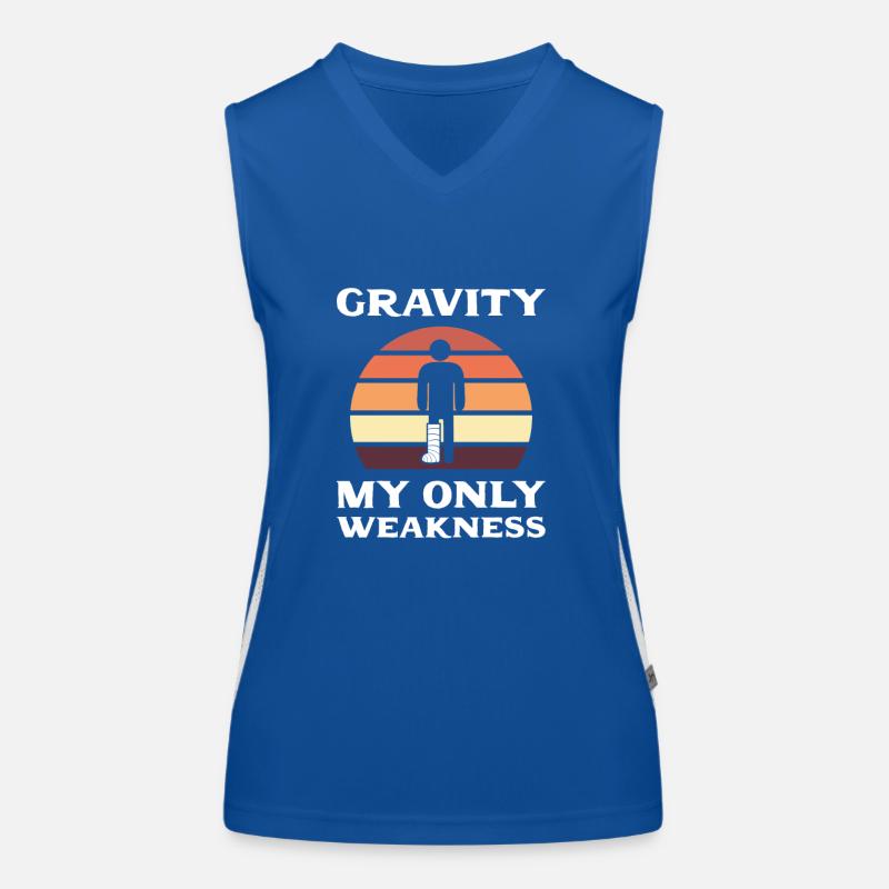 Broken leg Women's Functional Contrast Tank Top