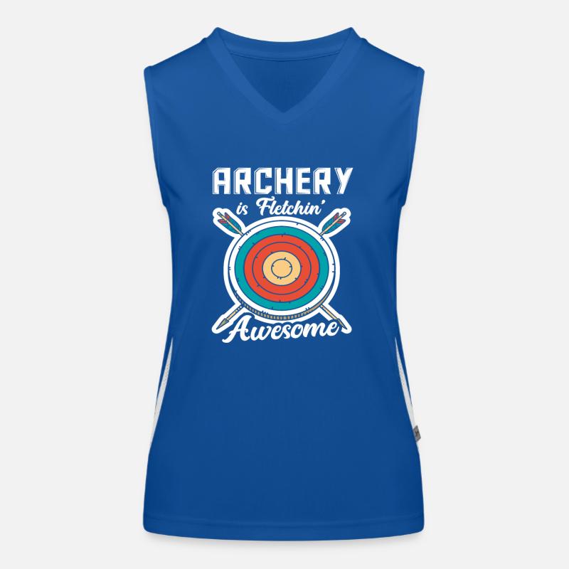 Bogen Bogenschießen Hobby Sport Funktionelles Kontrast-Tank Top für Frauen