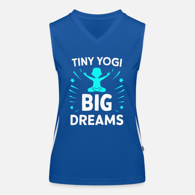 Tiny Yogi Big Dreams Meditation Women's Functional Contrast Tank Top