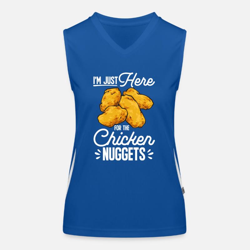 Nuggets de poulet Nuggets de poulet Débardeur respirant contrasté Femme