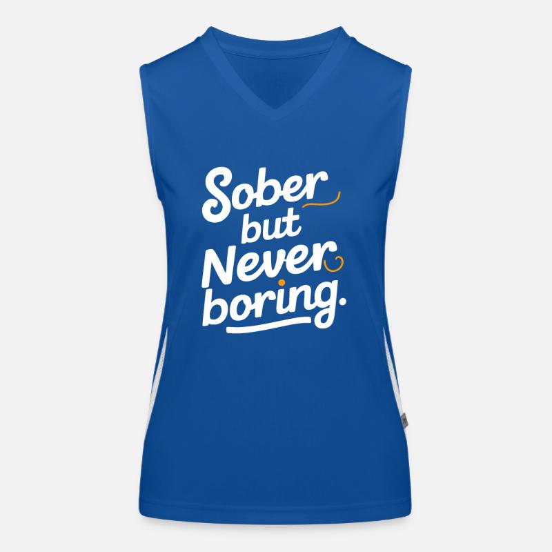recovery from alcohol dependence sobriety aa Women's Functional Contrast Tank Top