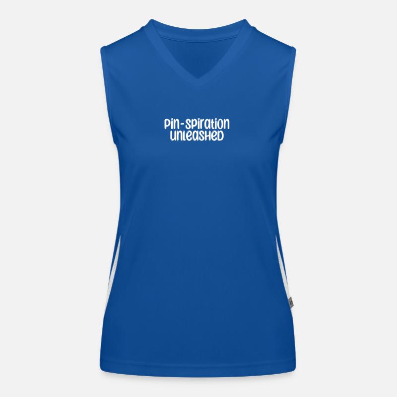 Bowling - Pin-spiration unleashed Funktionelles Kontrast-Tank Top für Frauen
