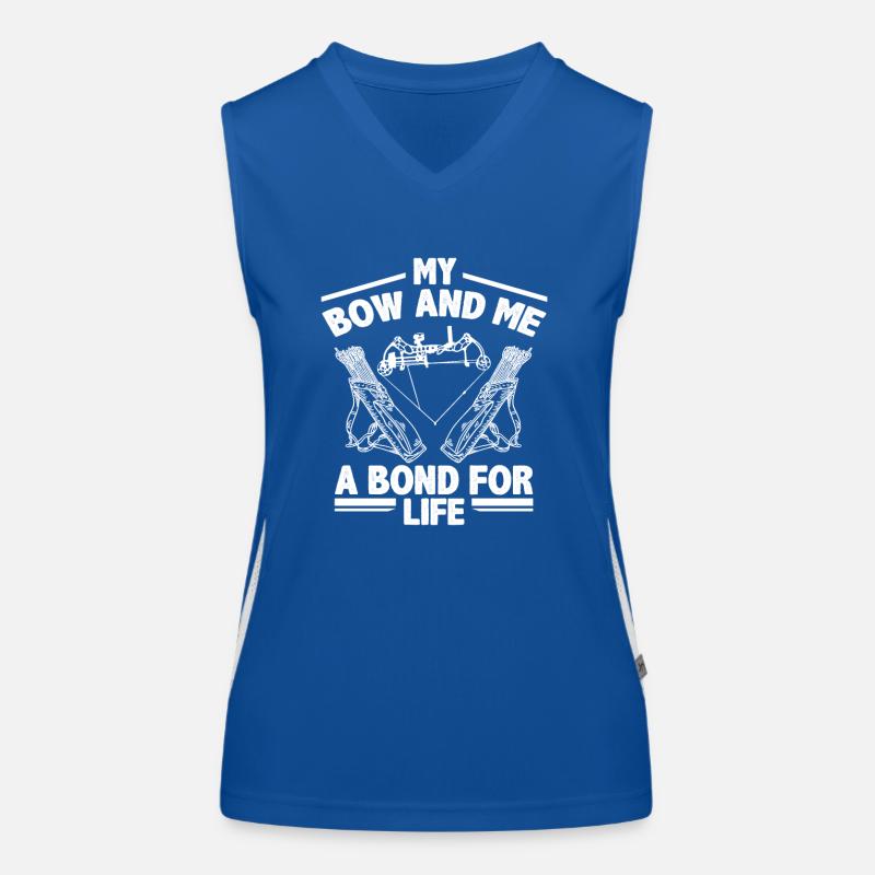 Liebe Bogen Bogenschießen Funktionelles Kontrast-Tank Top für Frauen