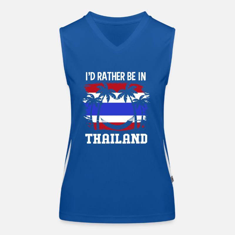 Thailand Thai Sprache Funktionelles Kontrast-Tank Top für Frauen