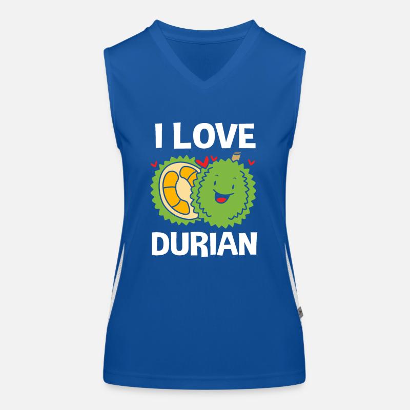 Fruit de durian thaïlandais Débardeur respirant contrasté Femme
