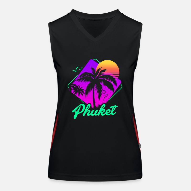 Thaïlande Langue thaïlandaise Phuket Débardeur respirant contrasté Femme