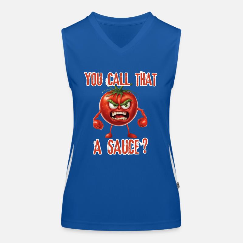 DU NENNST DAS EINE SOSSE Funktionelles Kontrast-Tank Top für Frauen