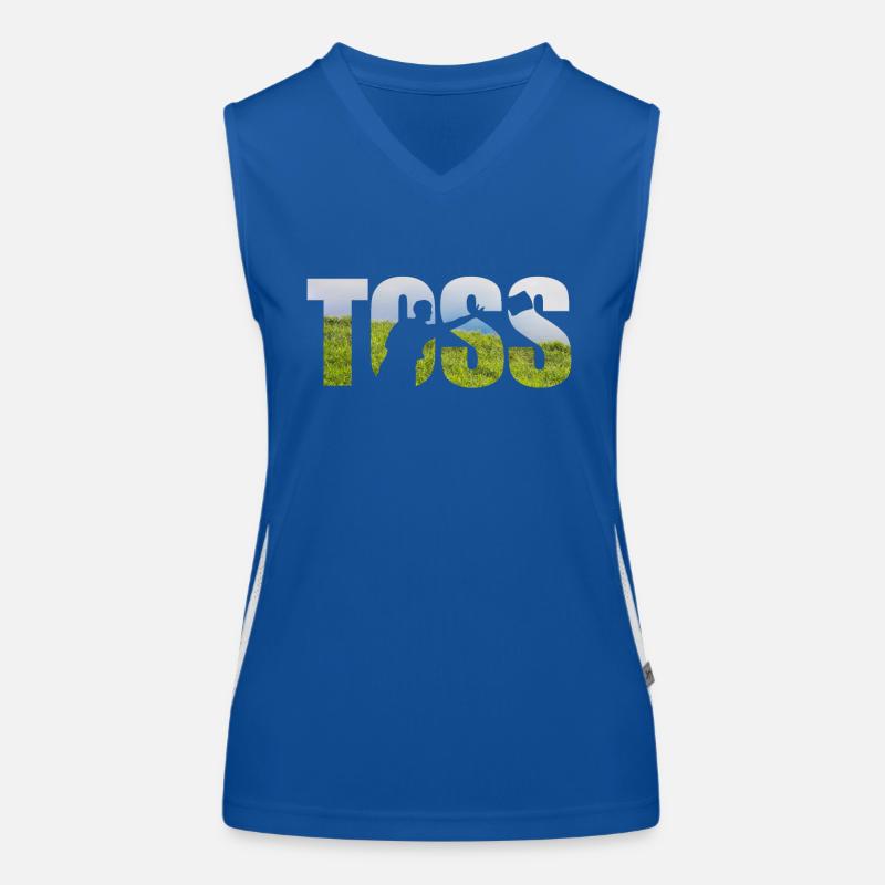 Cornhole Team Bean Bag Player Funktionelles Kontrast-Tank Top für Frauen